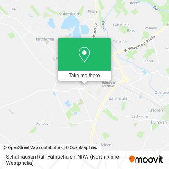 Карта Schafhausen Ralf Fahrschulen