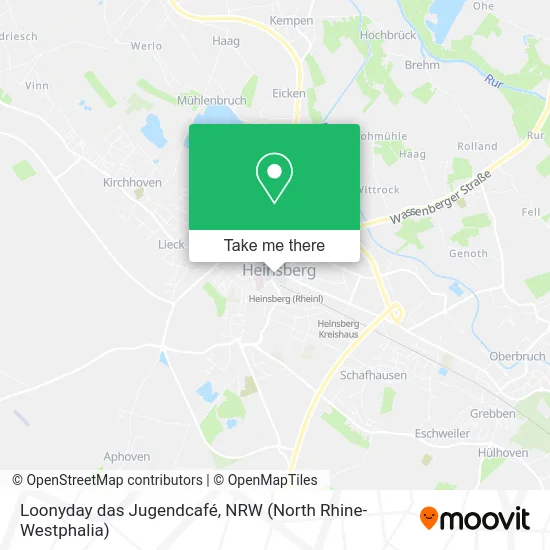 Карта Loonyday das Jugendcafé