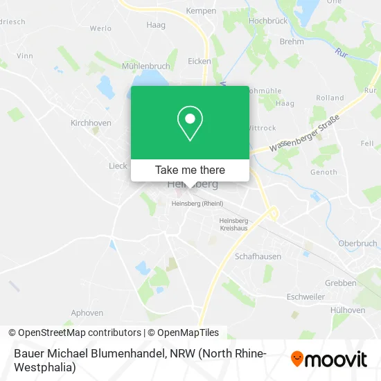 Карта Bauer Michael Blumenhandel