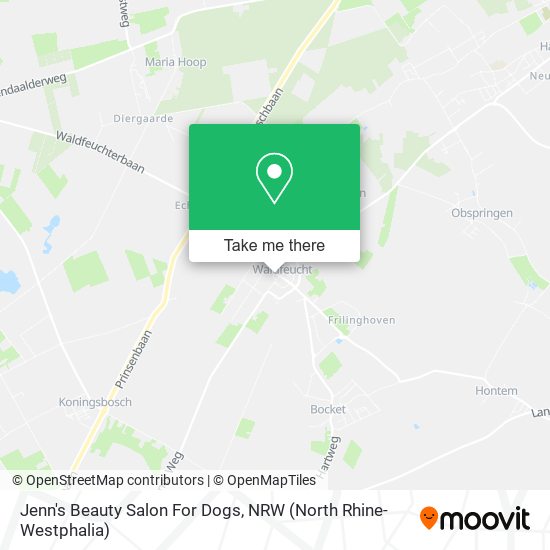 Jenn's Beauty Salon For Dogs map