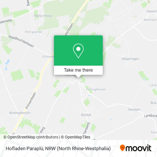 Hofladen Paraplü map
