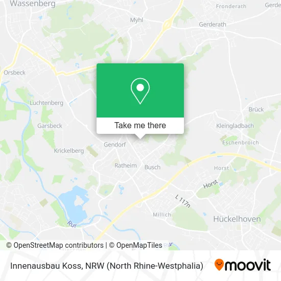 Карта Innenausbau Koss