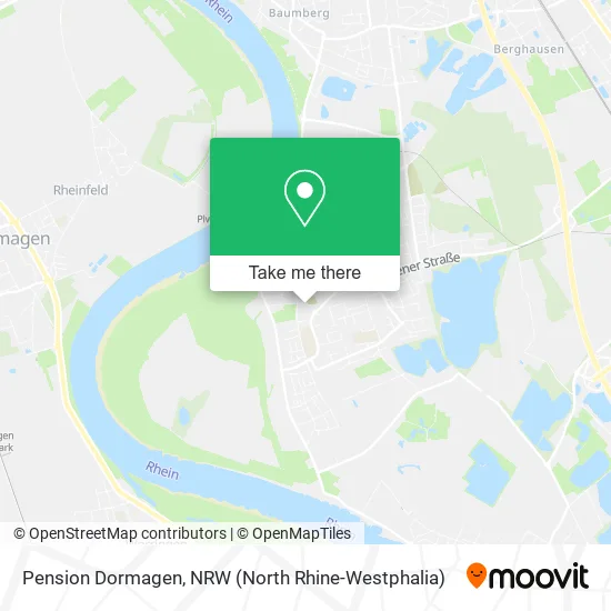 Pension Dormagen map