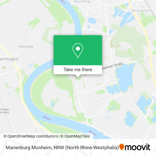 Marienburg Monheim map