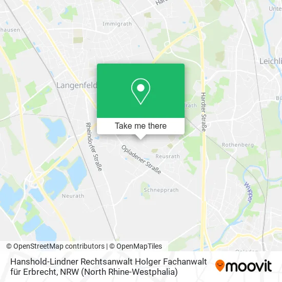 Карта Hanshold-Lindner Rechtsanwalt Holger Fachanwalt für Erbrecht