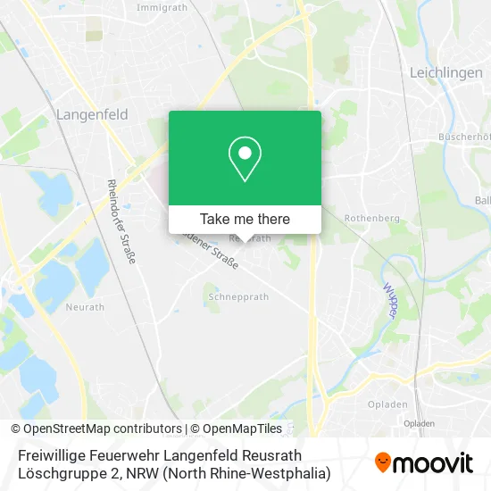 Карта Freiwillige Feuerwehr Langenfeld Reusrath Löschgruppe 2