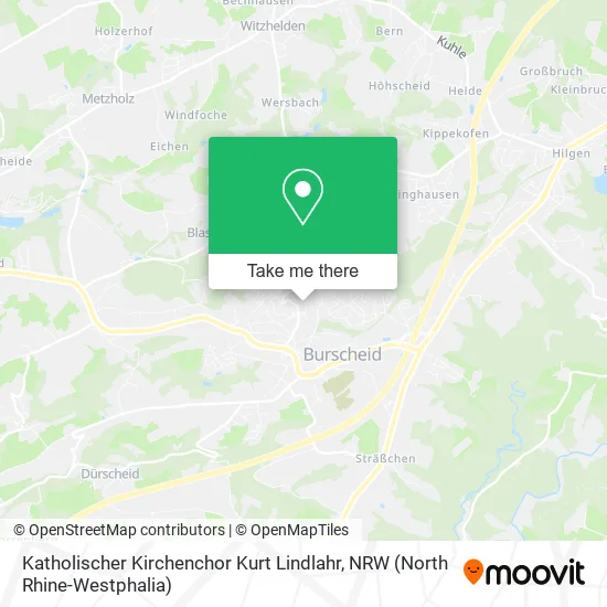Карта Katholischer Kirchenchor Kurt Lindlahr