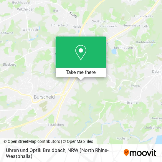 Карта Uhren und Optik Breidbach