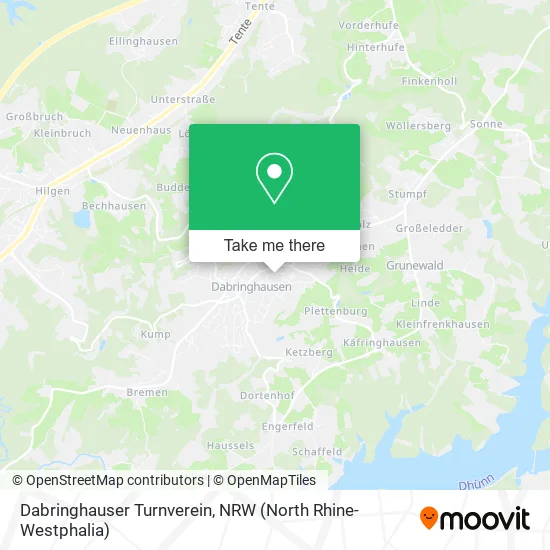 Карта Dabringhauser Turnverein