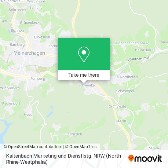 Kaltenbach Marketing und Dienstlstg map