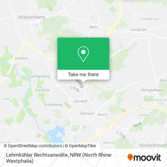 Карта Lehmkühler Rechtsanwälte