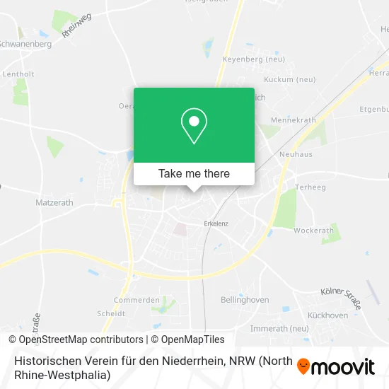 Карта Historischen Verein für den Niederrhein