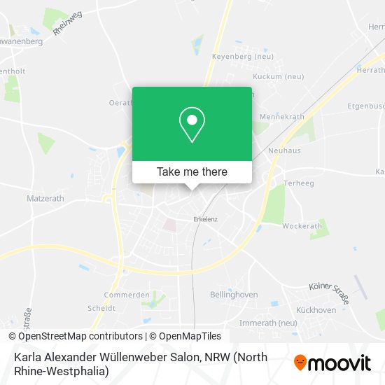 Karla Alexander Wüllenweber Salon map