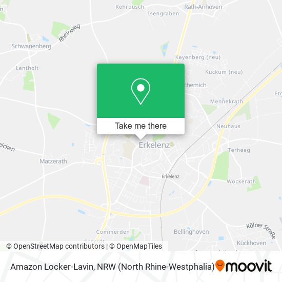 Amazon Locker-Lavin map