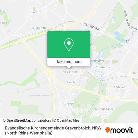 Evangelische Kirchengemeinde Grevenbroich map