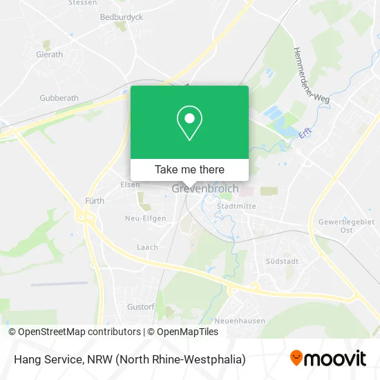 Карта Hang Service