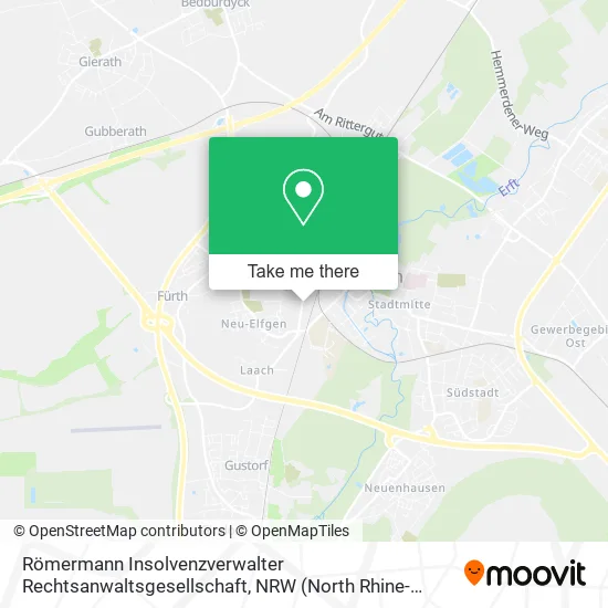 Römermann Insolvenzverwalter Rechtsanwaltsgesellschaft map