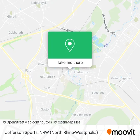 Карта Jefferson Sports