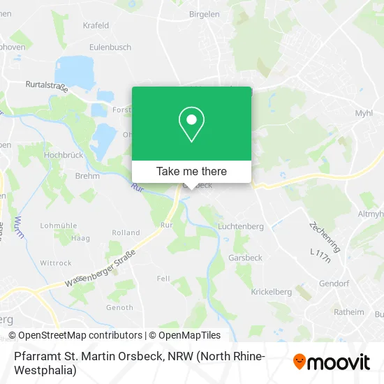 Карта Pfarramt St. Martin Orsbeck