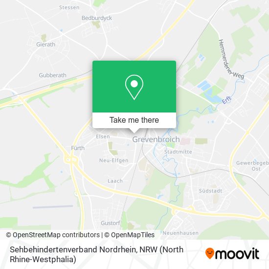 Sehbehindertenverband Nordrhein map