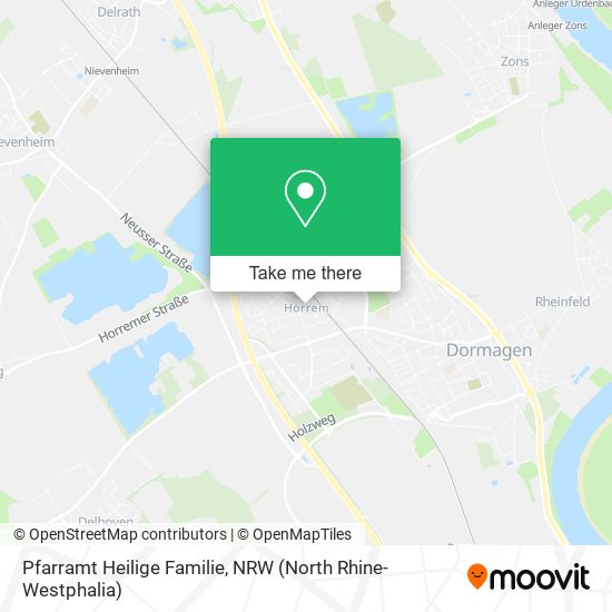 Pfarramt Heilige Familie map