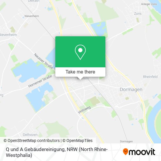 Q und A Gebäudereinigung map