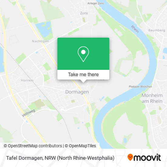 Карта Tafel Dormagen