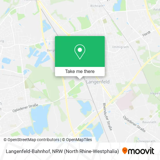 Карта Langenfeld-Bahnhof