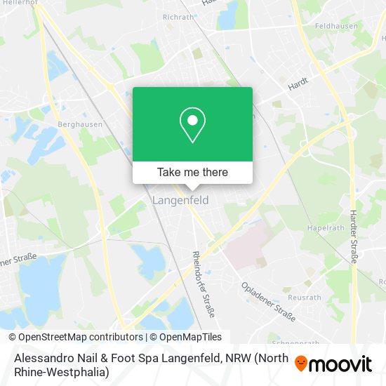 Alessandro Nail & Foot Spa Langenfeld map