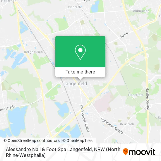 Карта Alessandro Nail & Foot Spa Langenfeld