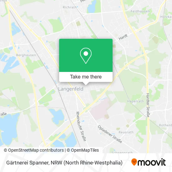 Gärtnerei Spanner map