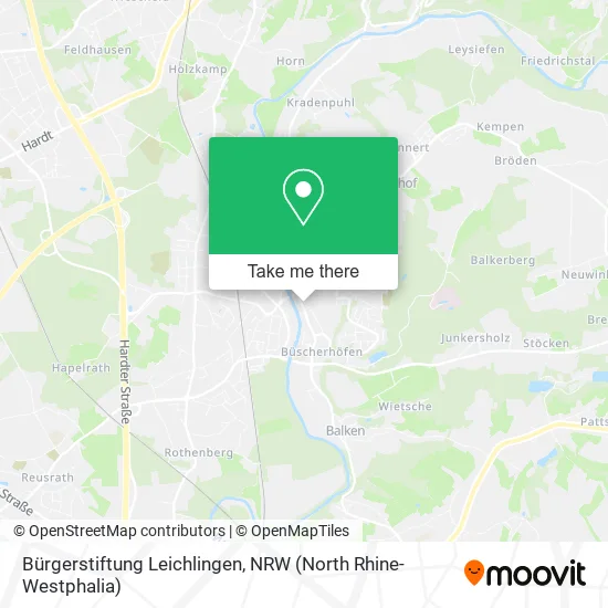 Карта Bürgerstiftung Leichlingen