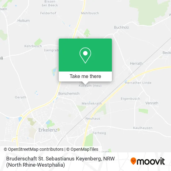 Карта Bruderschaft St. Sebastianus Keyenberg
