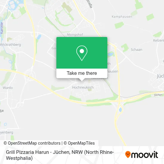 Grill Pizzaria Harun - Jüchen map