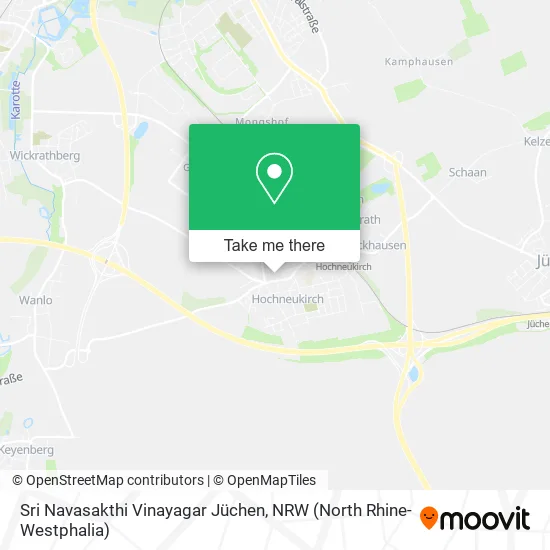 Карта Sri Navasakthi Vinayagar Jüchen