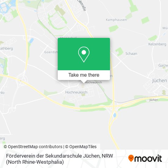 Förderverein der Sekundarschule Jüchen map