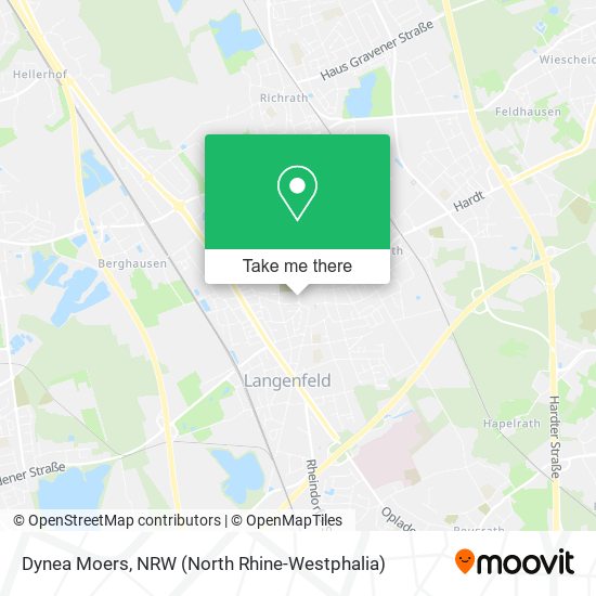 Dynea Moers map