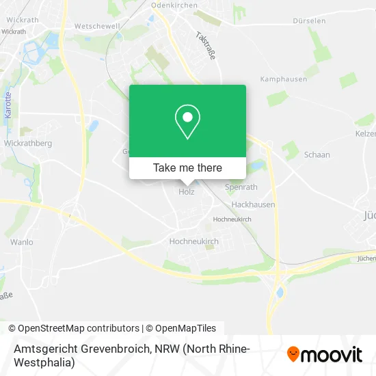 Карта Amtsgericht Grevenbroich