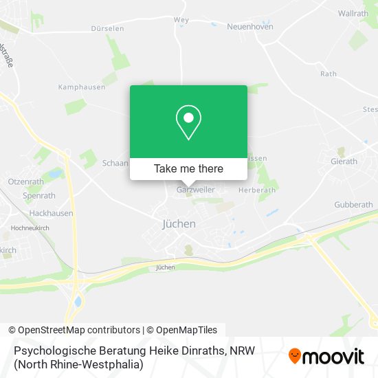 Psychologische Beratung Heike Dinraths map