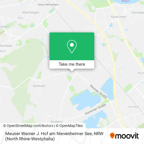 Карта Meuser Werner J. Hof am Nievenheimer See