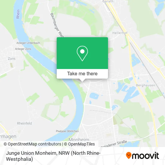 Карта Junge Union Monheim