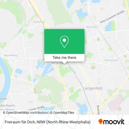Freiraum für Dich map