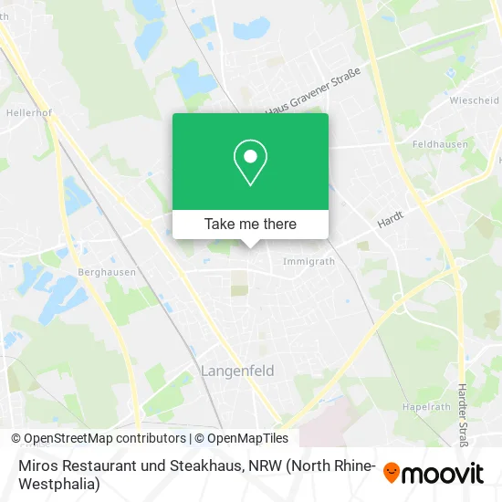 Карта Miros Restaurant und Steakhaus