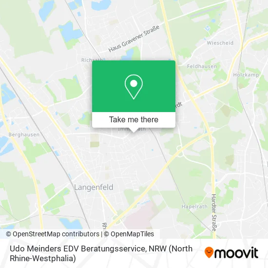 Карта Udo Meinders EDV Beratungsservice