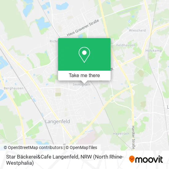 Карта Star Bäckerei&Cafe Langenfeld