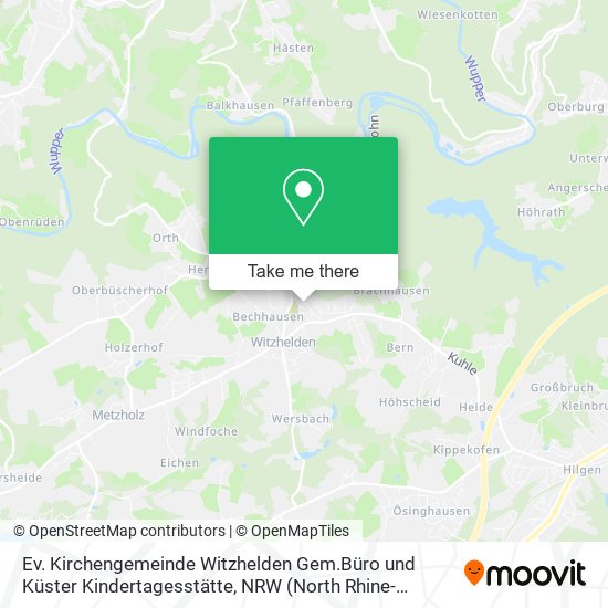 Ev. Kirchengemeinde Witzhelden Gem.Büro und Küster Kindertagesstätte map