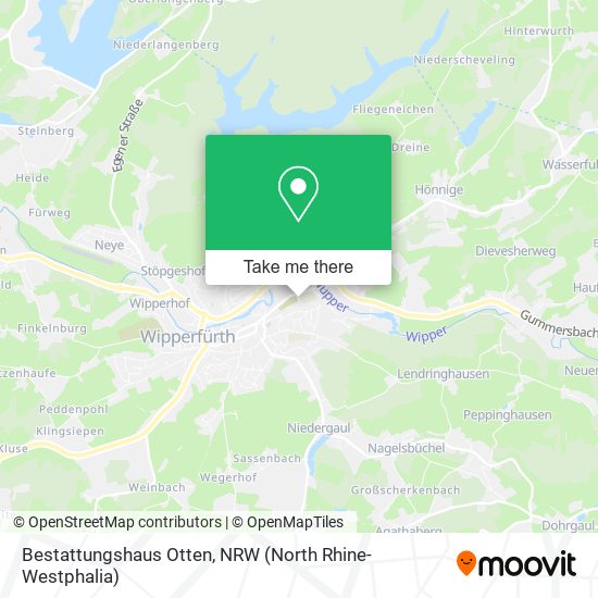 Bestattungshaus Otten map