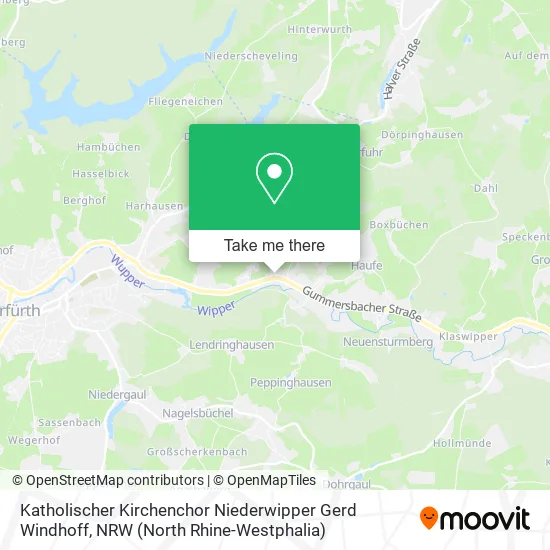 Карта Katholischer Kirchenchor Niederwipper Gerd Windhoff