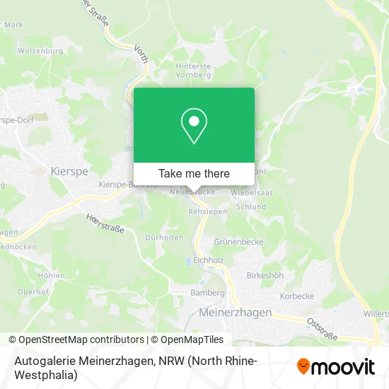 Карта Autogalerie Meinerzhagen