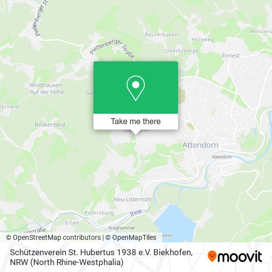 Schützenverein St. Hubertus 1938 e.V. Biekhofen map
